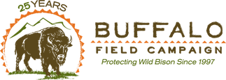 Buffalo Field Campaign 25th Anniversary Logo